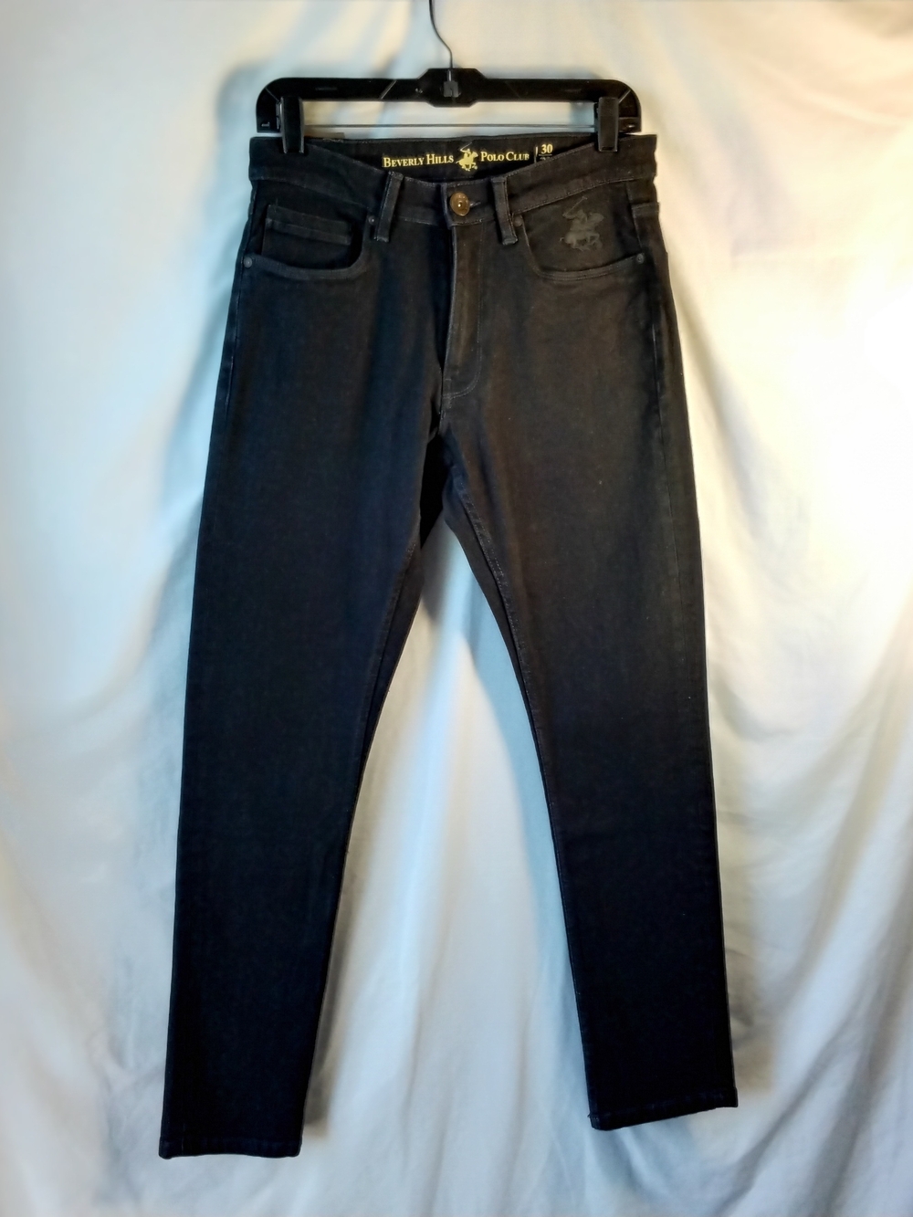 Beverly Hills Polo Club Men's Slim Jeans - Black
